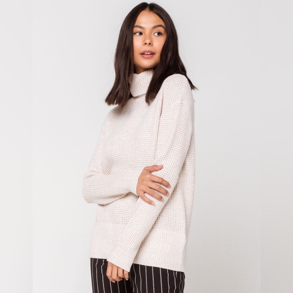 RVCA Tops - NWT RVCA Roll it Sweater oat MSRP $80 P2P 23